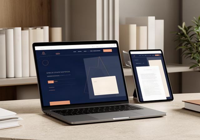 Web corporativa de un despacho de abogados de Palma con diseño sobrio y navegación clara
